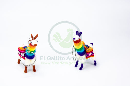 Llavero Llama Perú | Colores