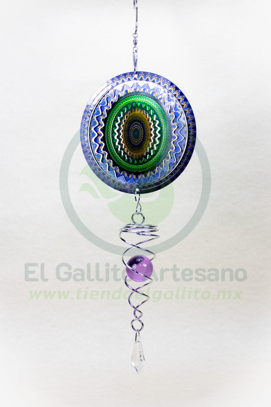 Movil 25-1 10cm #02 | Mandala Verde
