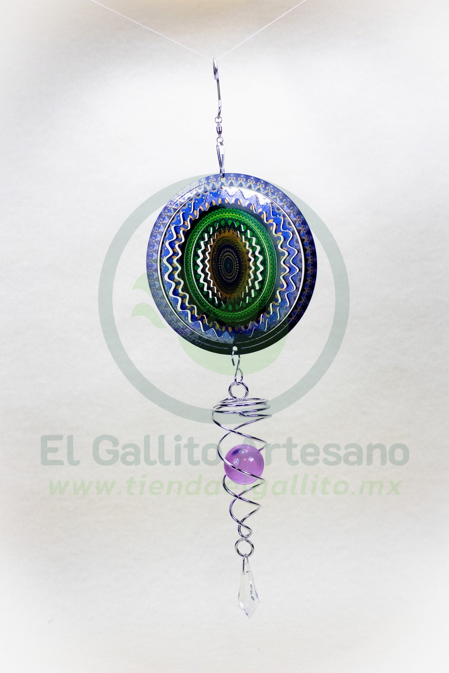 Movil 25-1 10cm #02 | Mandala Verde