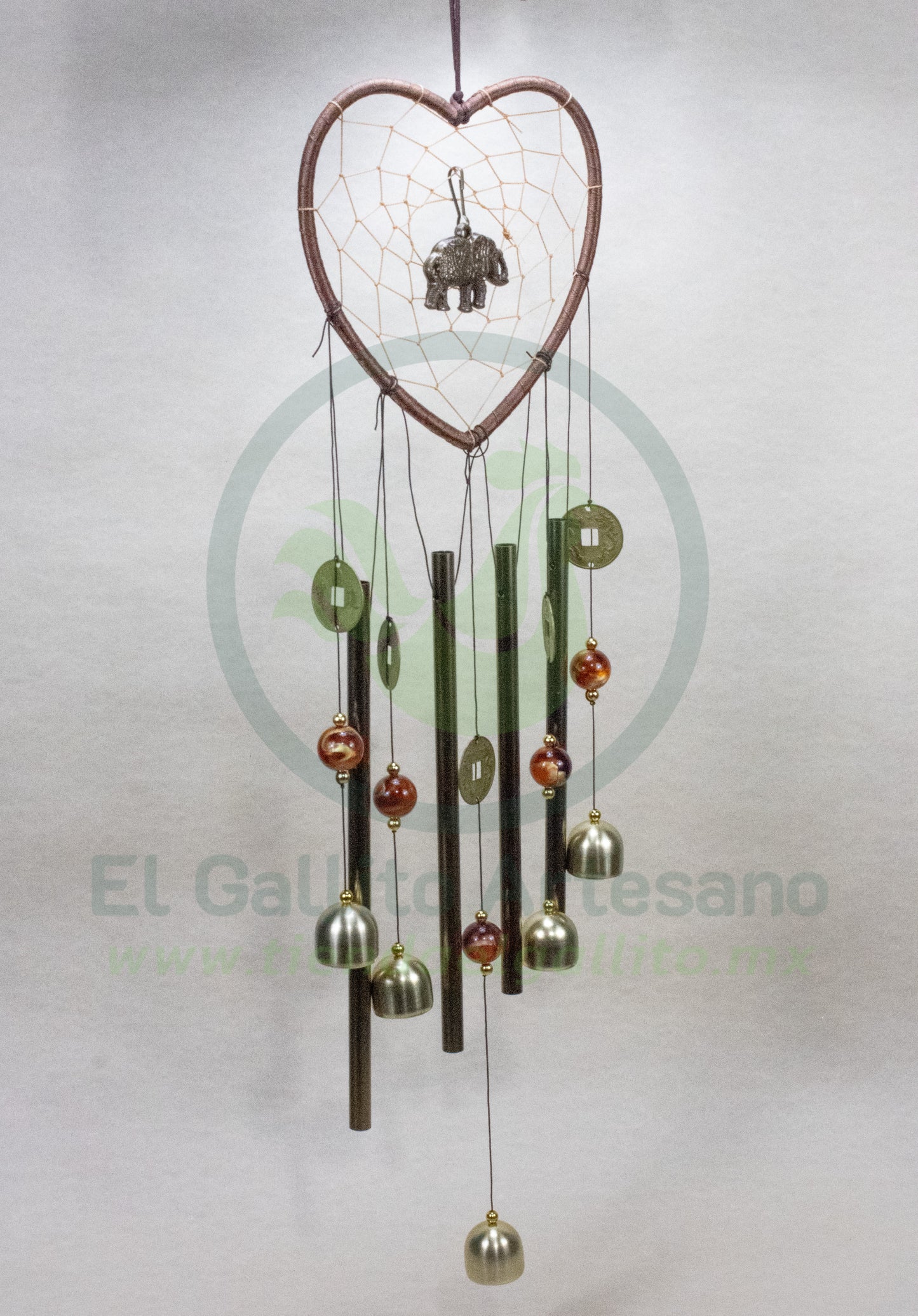 Movil 25-1 #28 Aluminio | Corazón Atrapasueños