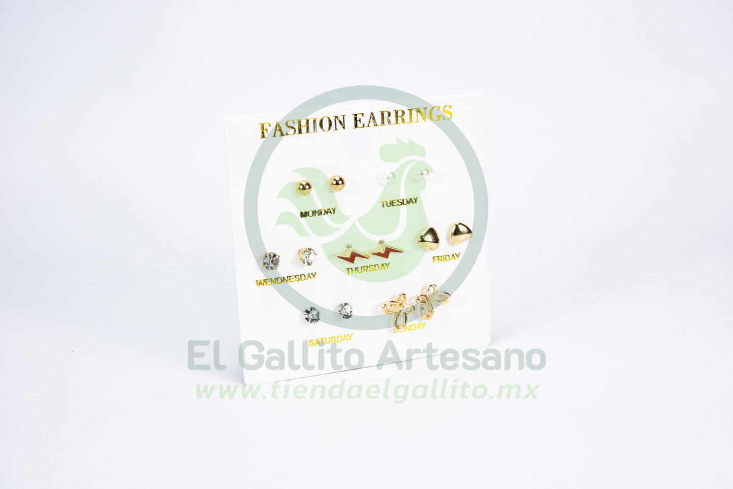 Paquete Arete 7Par MD3