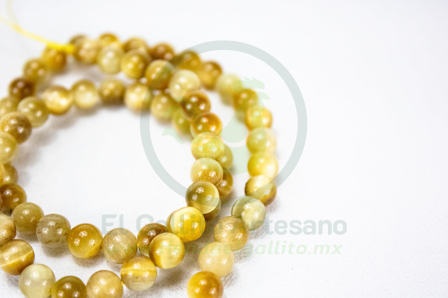 Piedra Ojo Tigre 6Mm #30