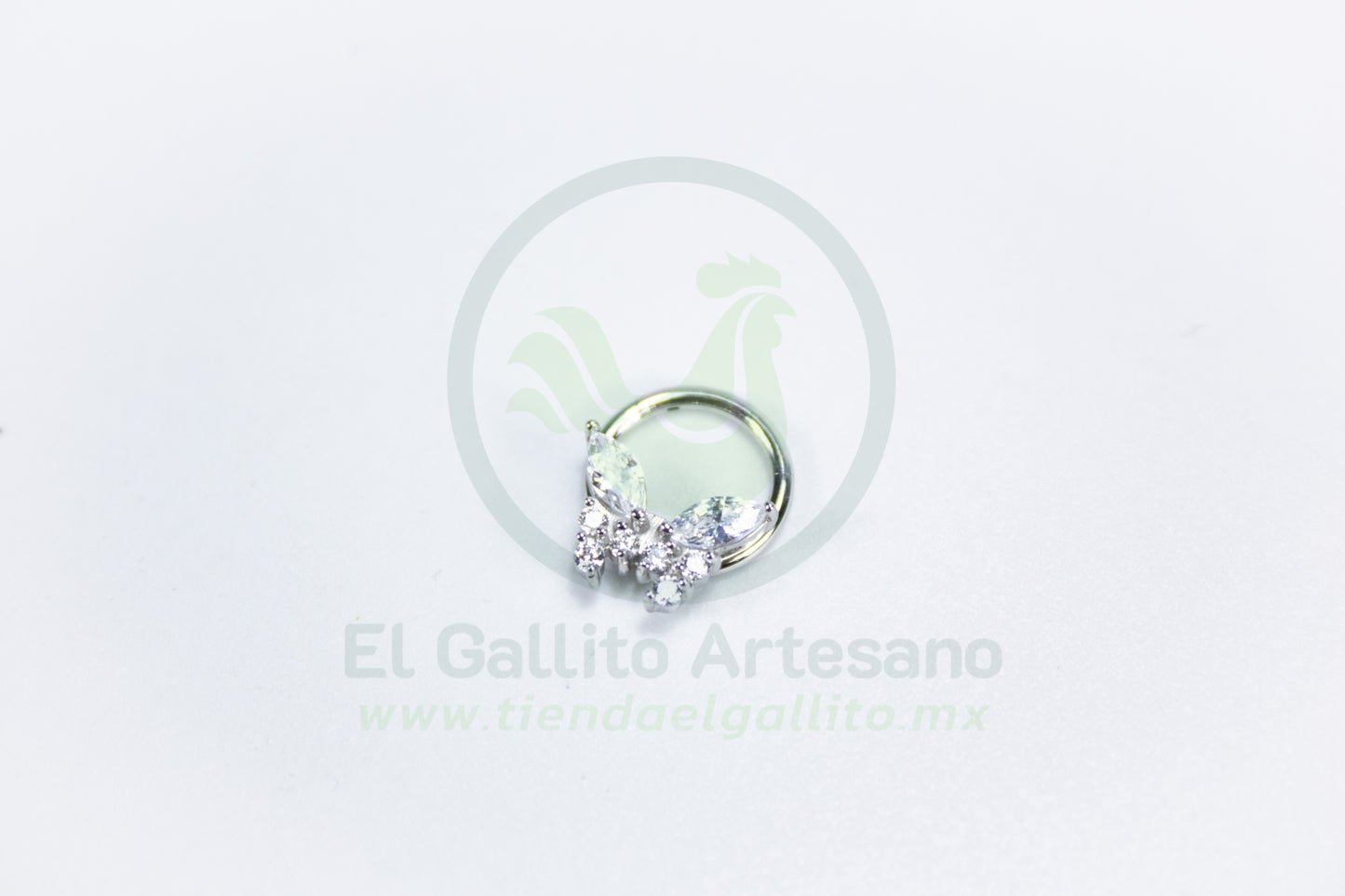 Piercing 24-4 MD04 | Septum Mariposa Niquelado