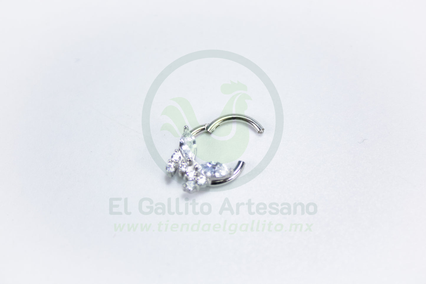 Piercing 24-4 MD04 | Septum Mariposa Niquelado