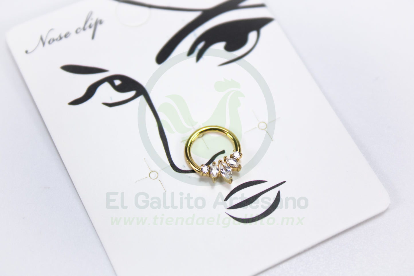 Piercing 24-4 MD05 | Septum Hojas