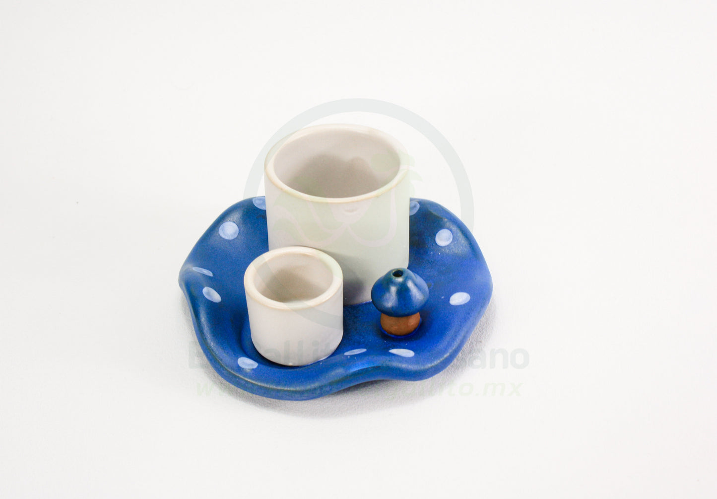 Porta Incensario Jc10-02 | Hongo Azul