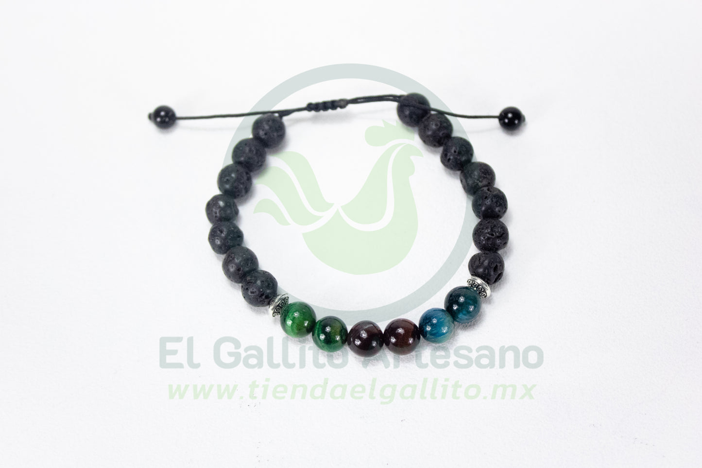 Pulsera A25-1 BLM #01 | Volcánica Oscuros Chino