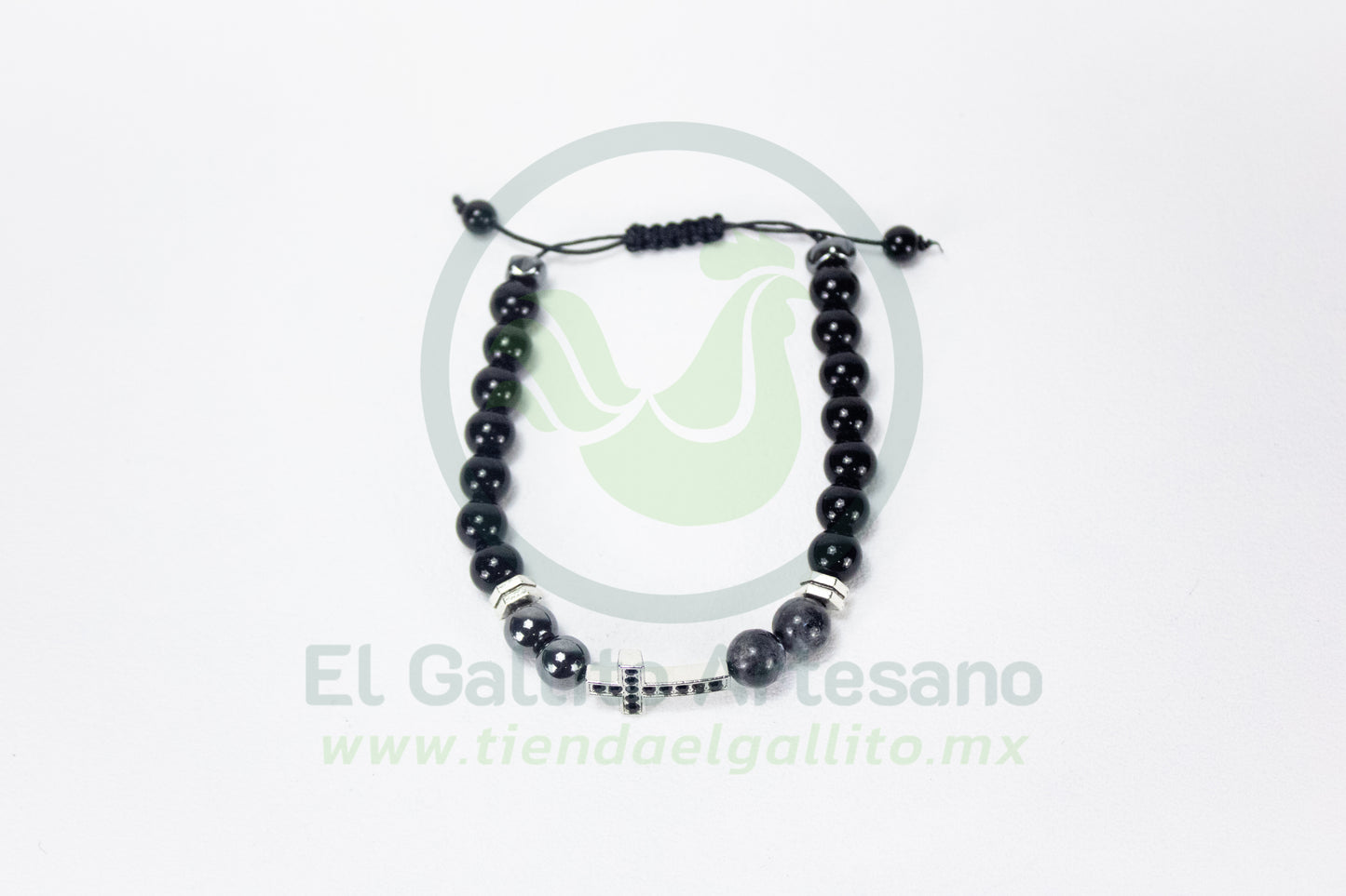 Pulsera A25-1 BLM #12 | Enlazador Cruz Plat