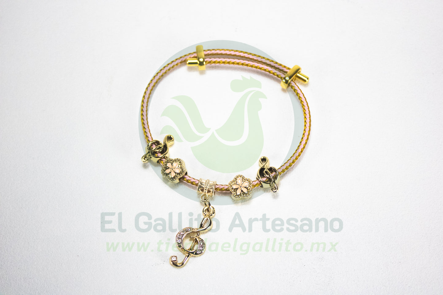 Pulsera A25-1 Charms #01 | Clave Sol