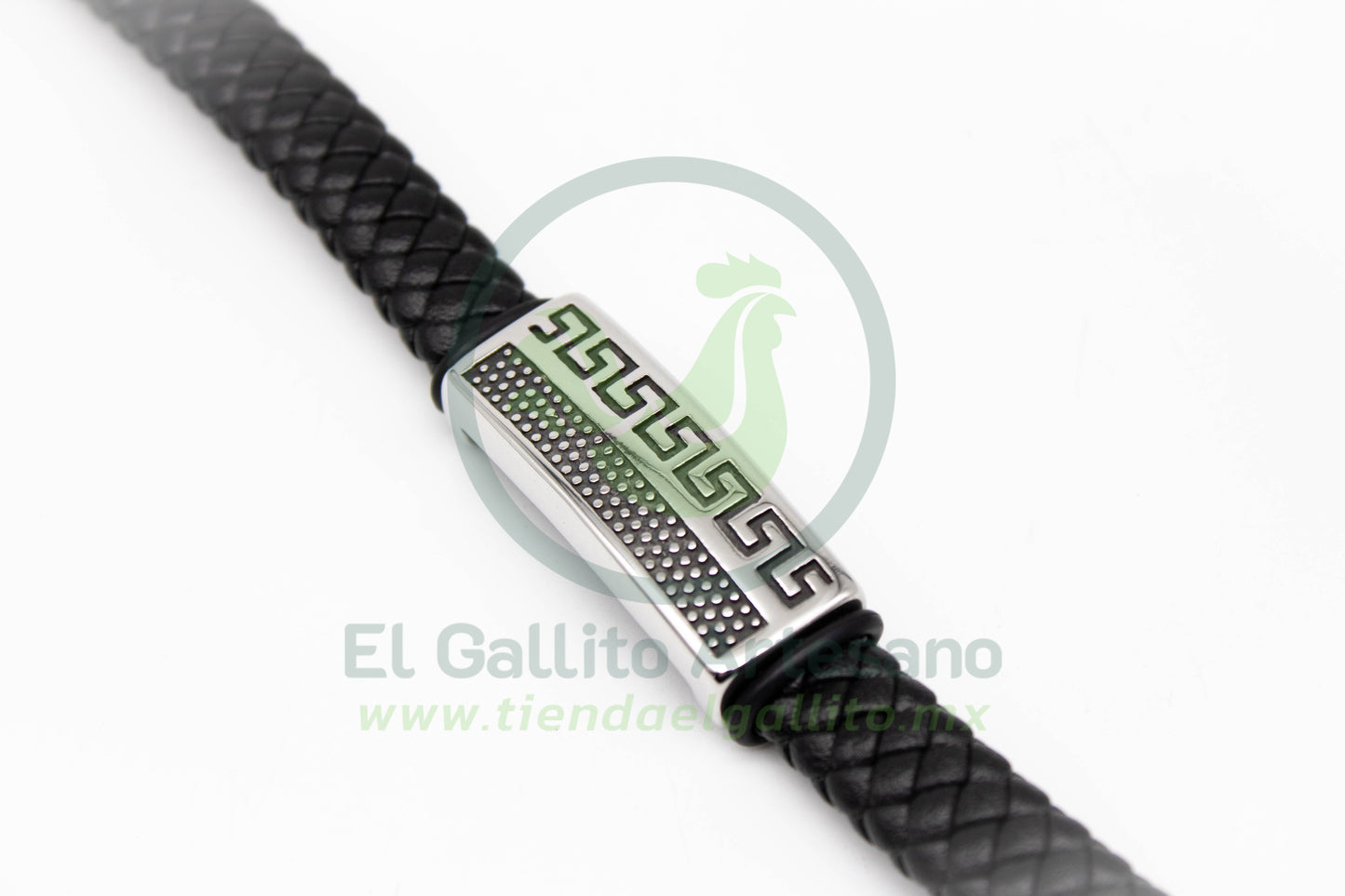 Pulsera ACPI MD03 | Trenzado + Grecas y Puntos