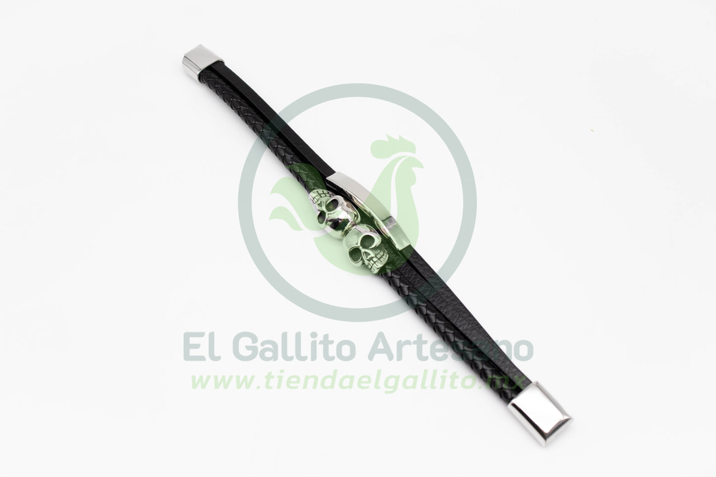 Pulsera ACPI MD06 |3H Calaveras + Trenzado