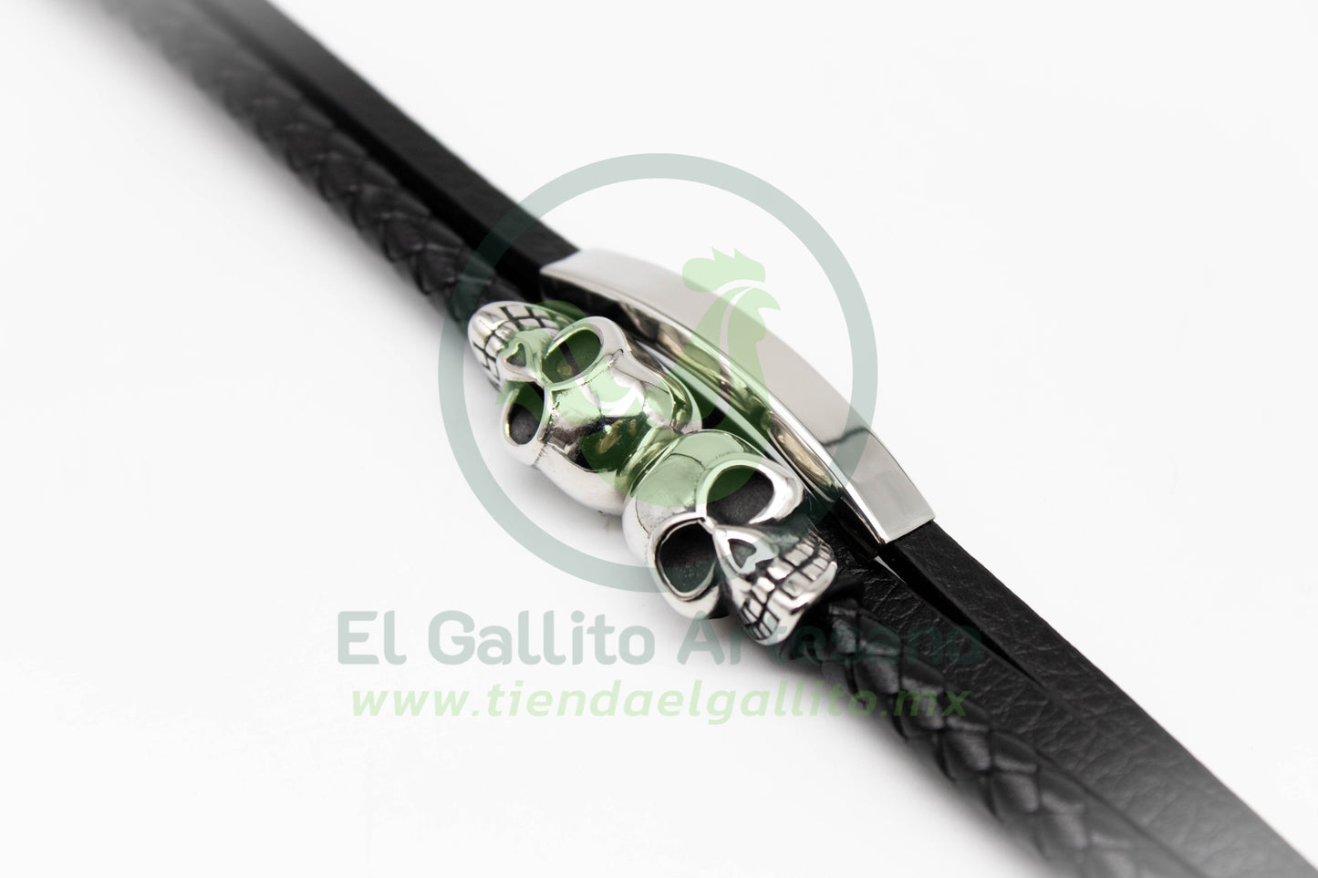 Pulsera ACPI MD06 |3H Calaveras + Trenzado