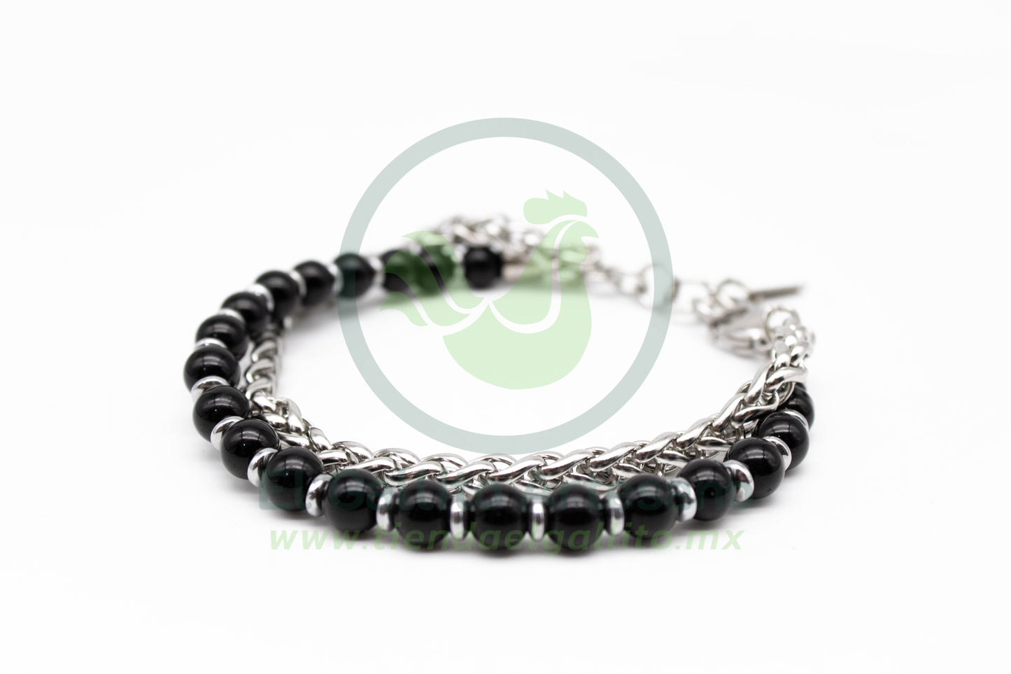 Pulsera Acero Onix MD03