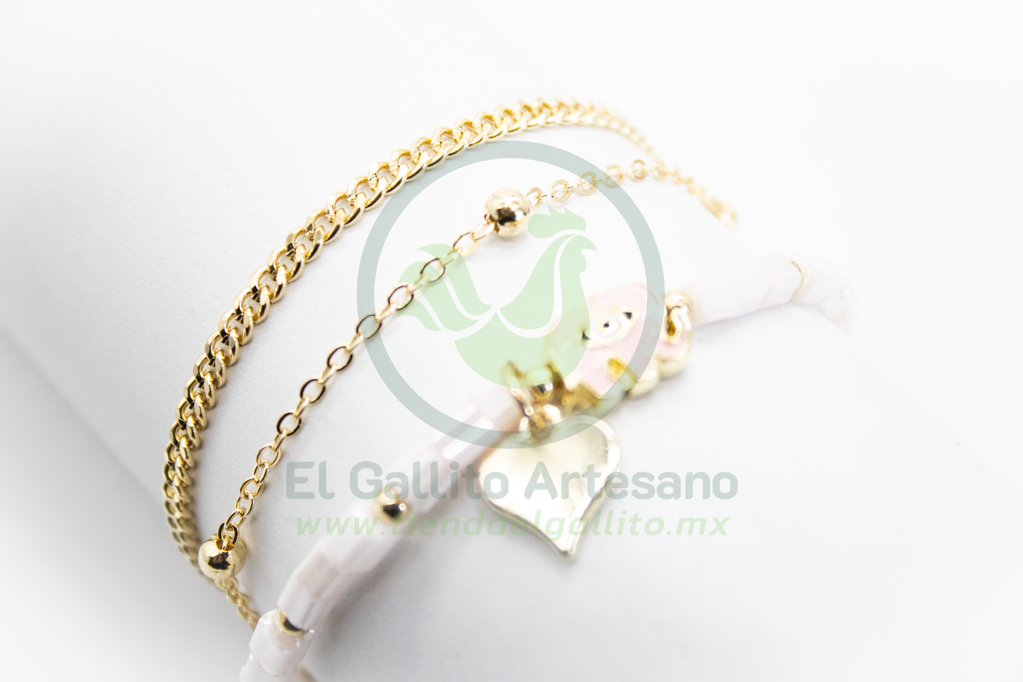 Pulsera Caddj MD04 | Separador Elefante Ojo Corazón