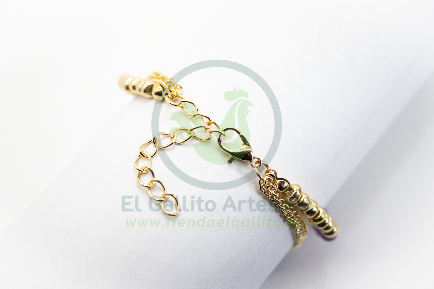 Pulsera Caddj MD08 | Dona Cris Llave Morado