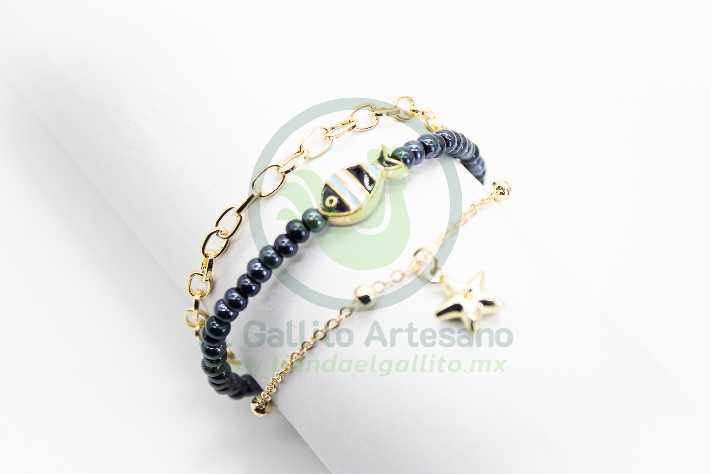 Pulsera Caddj MD11 | Chaquirón Pez y Estrella