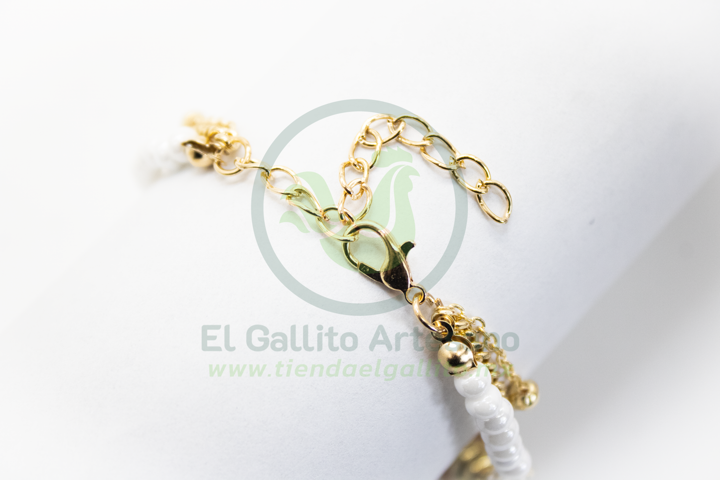 Pulsera Caddj MD24 | Chips Estrella Blanc