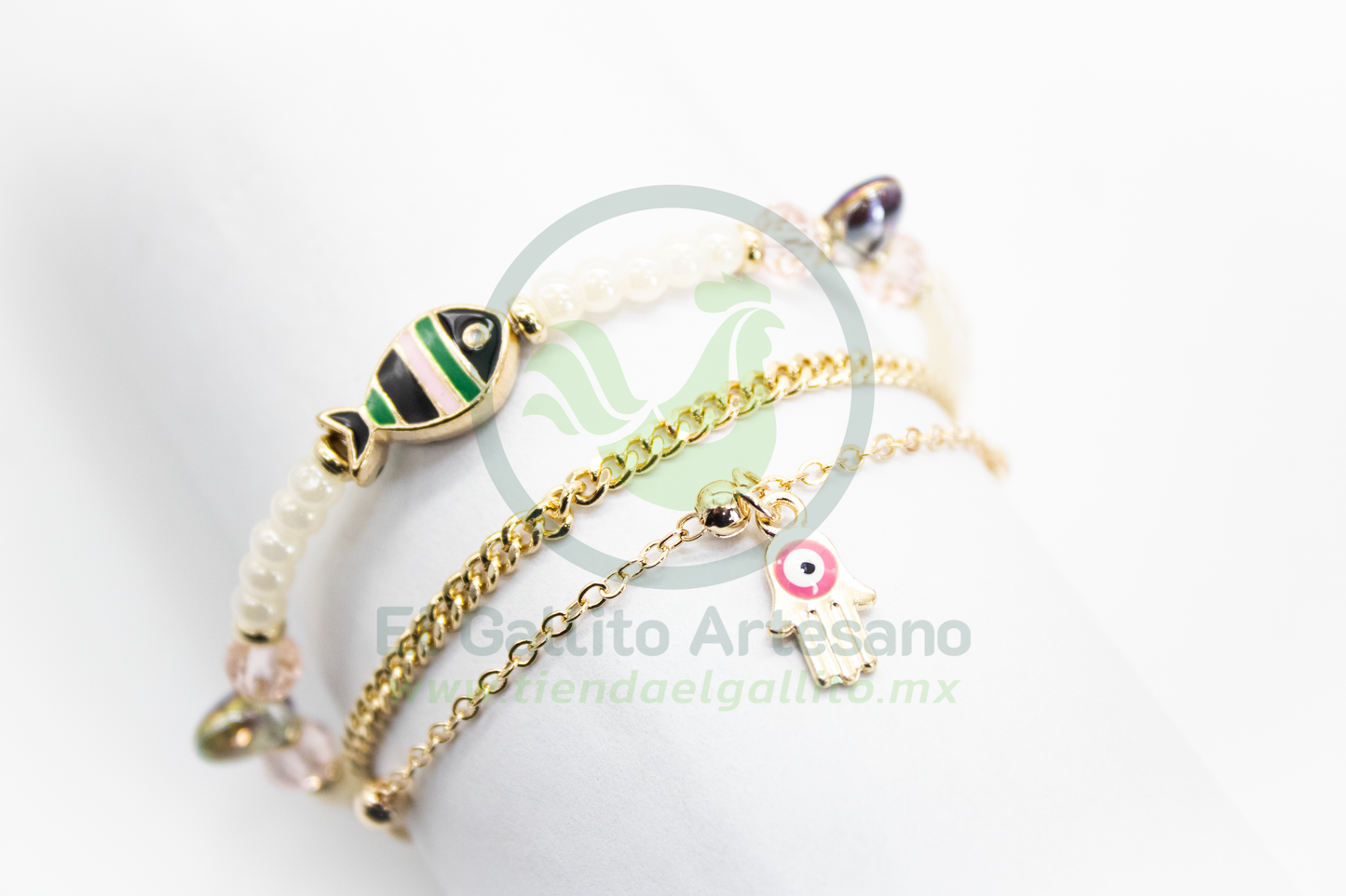 Pulsera Caddj MD25 | Pez Separador Mano Fátima