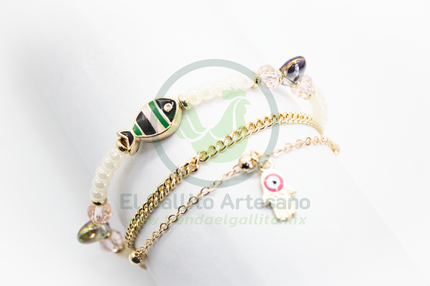 Pulsera Caddj MD25 | Pez Separador Mano Fátima