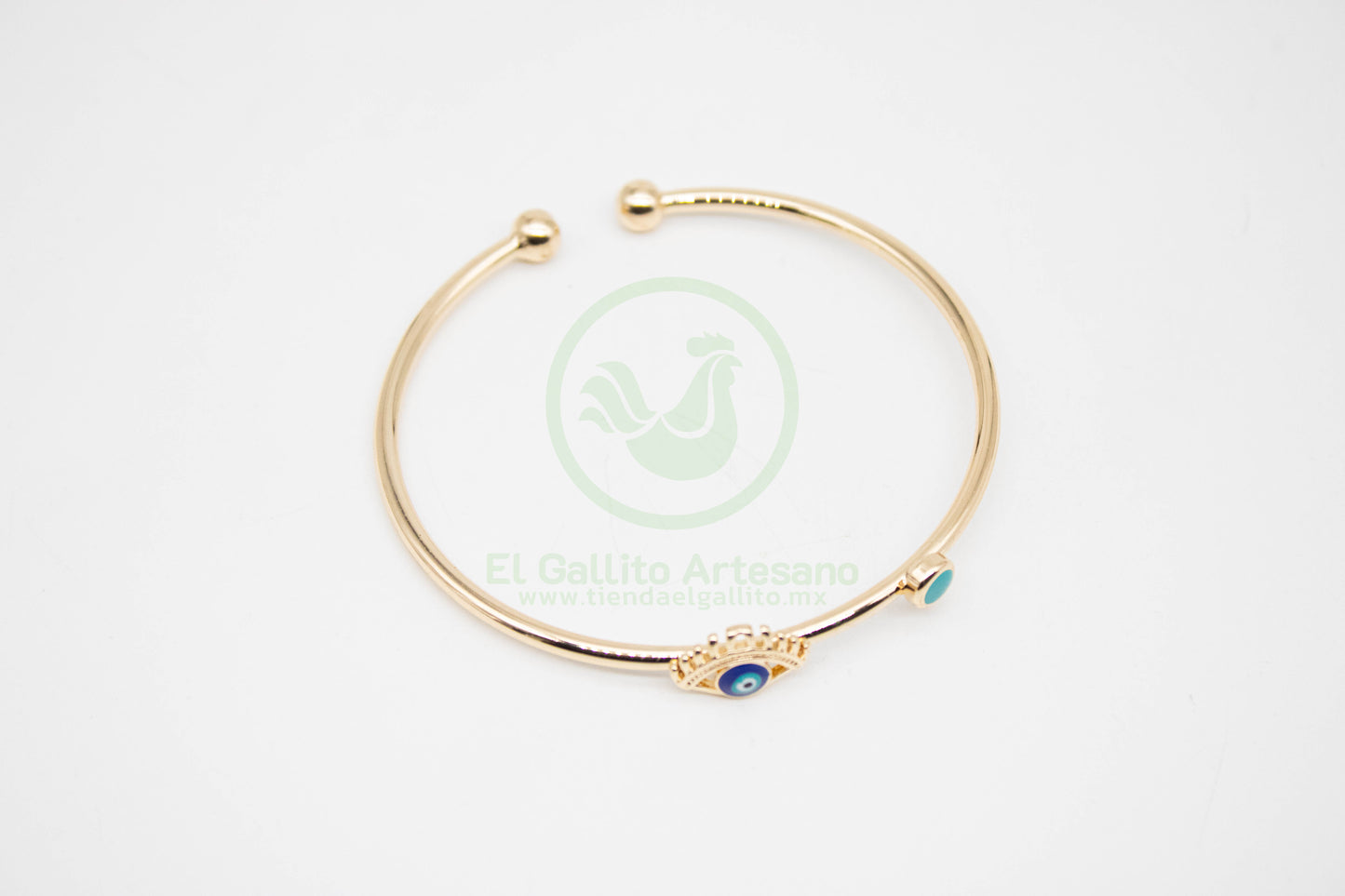 Pulsera Esme MD2 | Ojo Turco Azul Rey + Turq