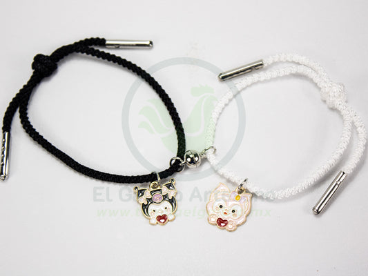 Pulsera Pareja 24-4 MD36 | Kuromi & Linabell