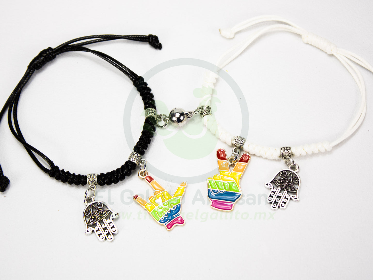 Pulsera Pareja 24-4 MD39 | Paz y Rock