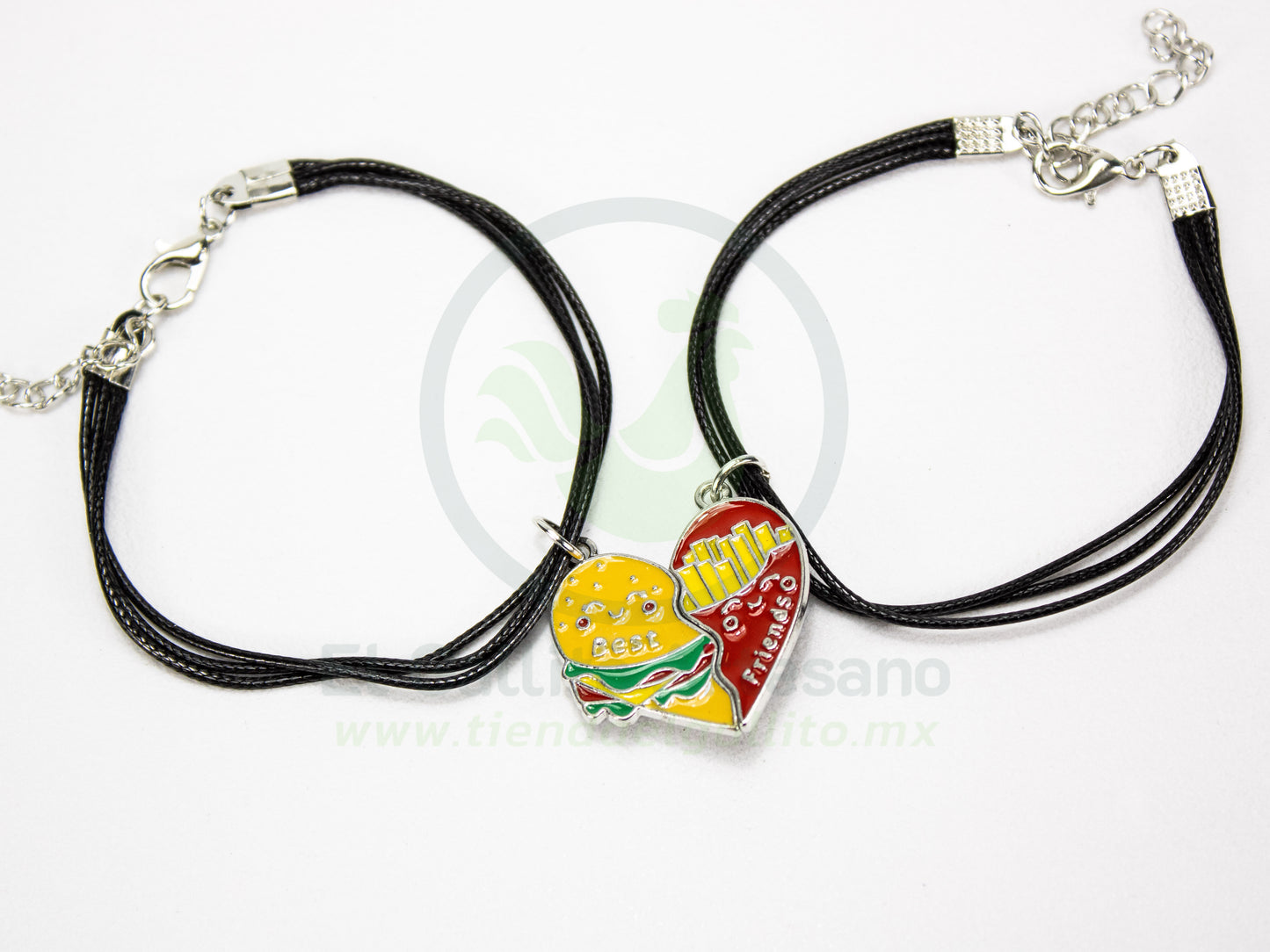 Pulsera Pareja 24-4 MD43 | Combo Hamburguesa