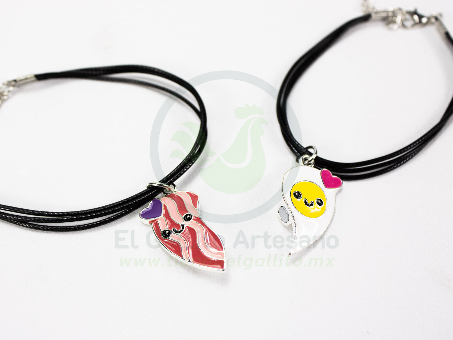 Pulsera Pareja 24-4 MD44 | Huevo y Tocino