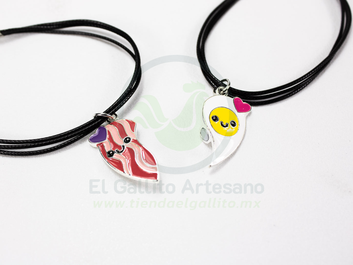 Pulsera Pareja 24-4 MD44 | Huevo y Tocino