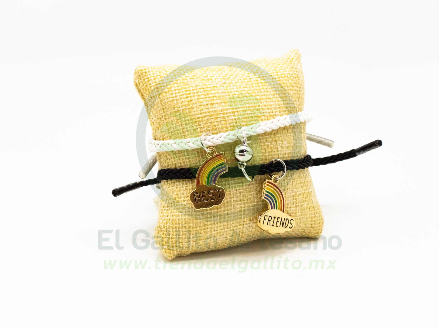 Pulsera Pareja MD16 | Arcoiris Best Friends
