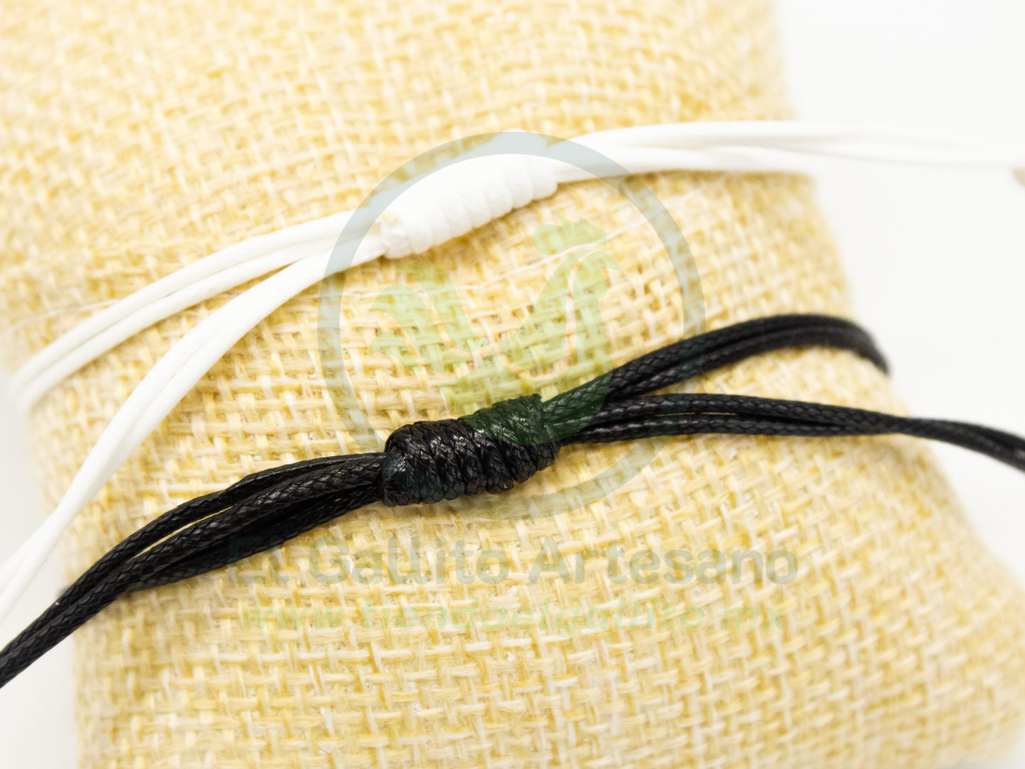 Pulsera Pareja MD23 | Corazón Ojo Blanco