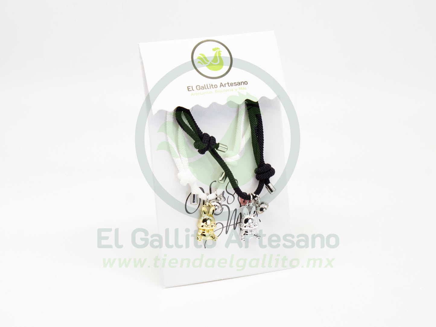Pulsera Pareja MD25 | Conejos Metálicos
