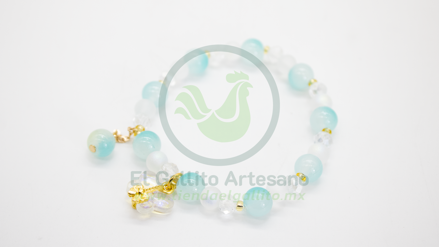 Pulsera B6 MD16 | Bola Bicolor + Luneta