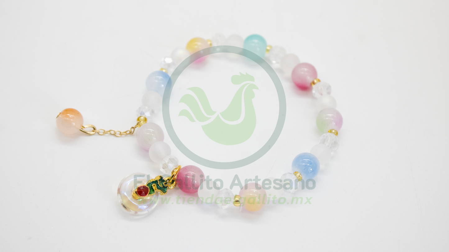 Pulsera B6 MD16 | Bola Bicolor + Luneta