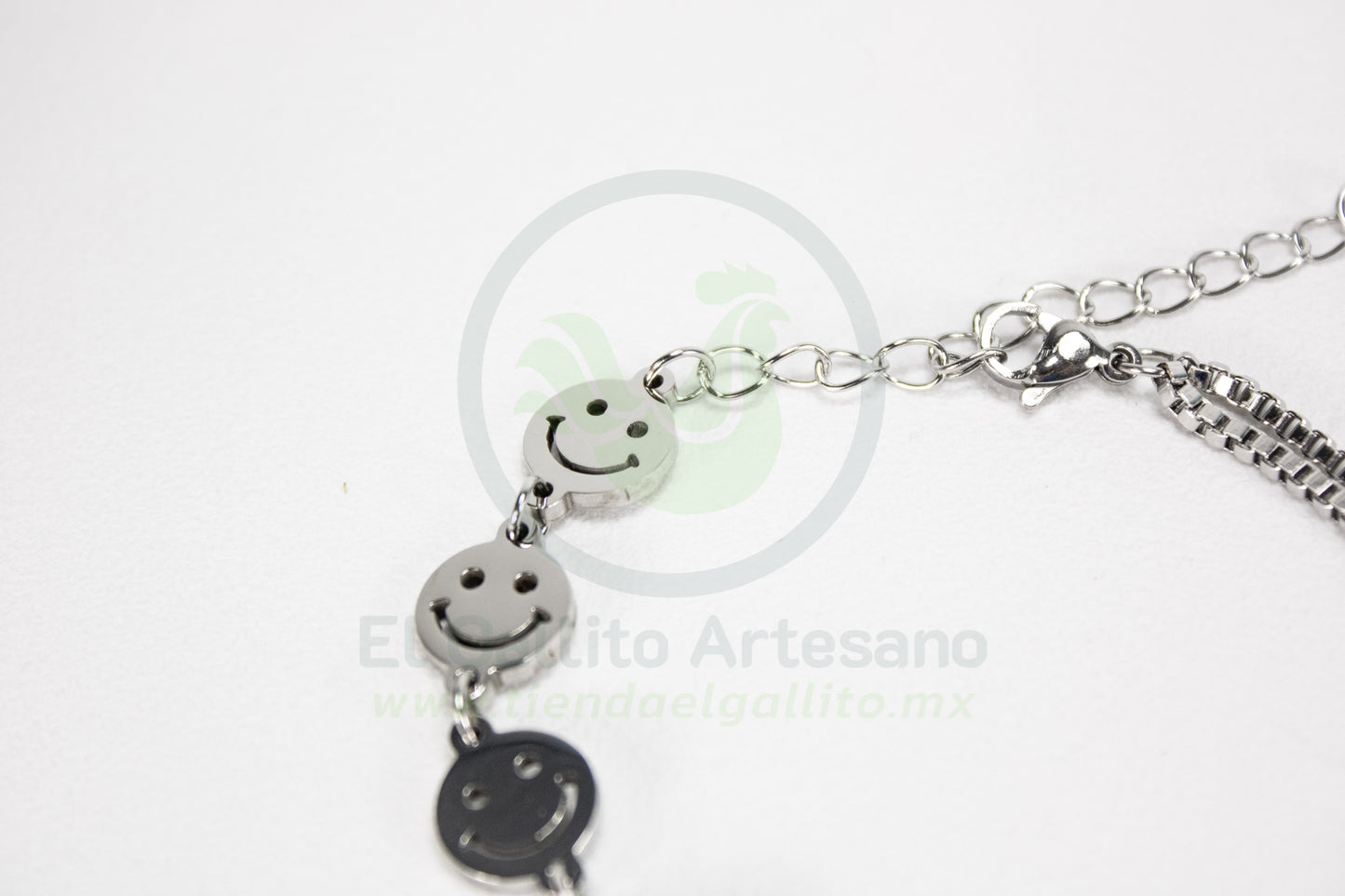 Pulsera Acero 24-4 MD19 | Carita Feliz
