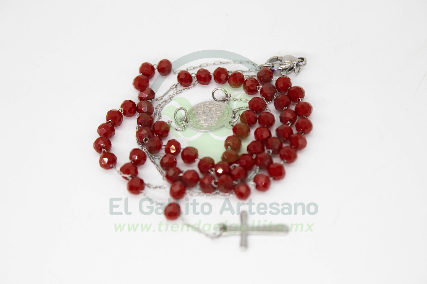 Rosario Niquelado Rojo