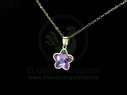 Set Acero 25-1 #01 | Flor Lila AB