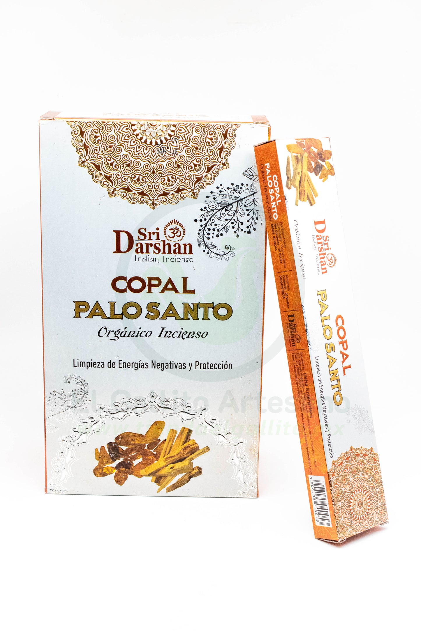Sri Darshan Orgánico - Copal Palo Santo