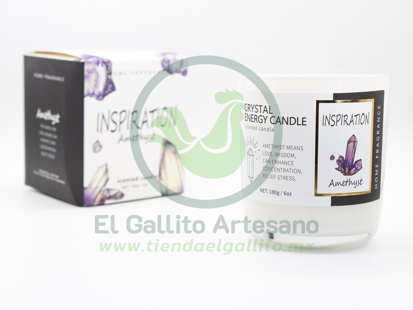 Vela Aromática Crystal