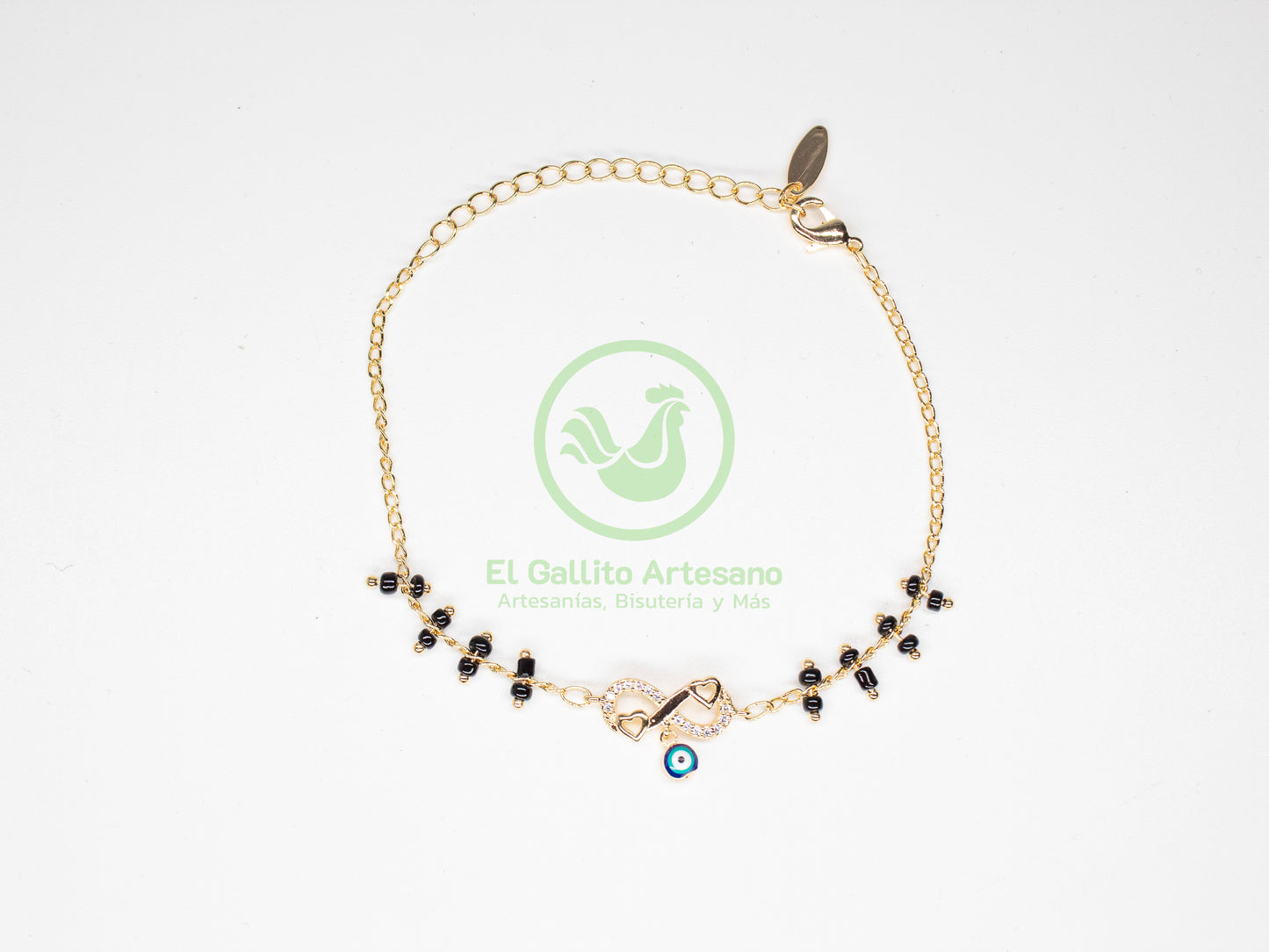 Pulsera Cadena Con Chaquira | Varios Colores