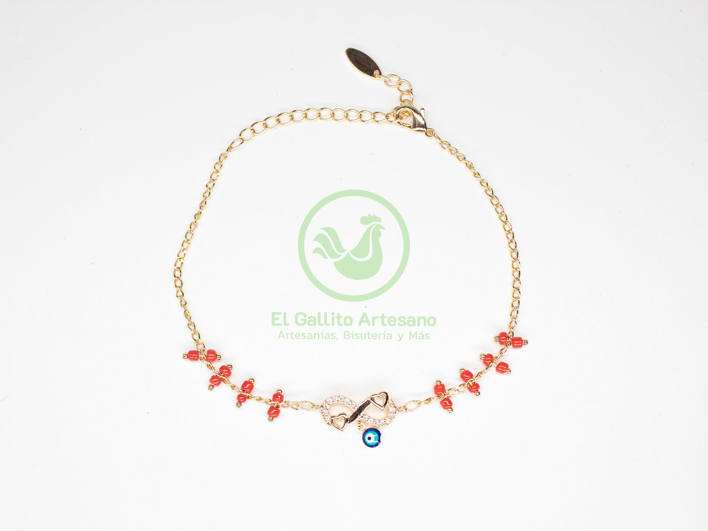 Pulsera Cadena Con Chaquira | Varios Colores