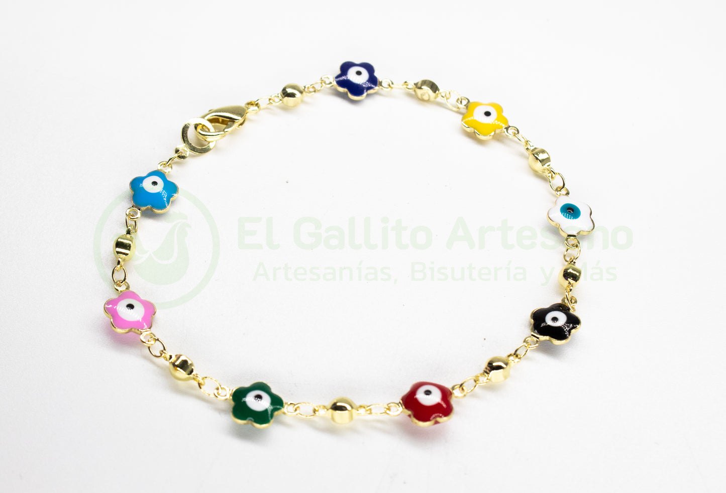 Pulsera Ojo Flor | Varios Colores
