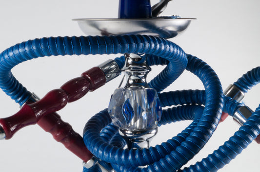 Shisha CA59 Cristal 2 Mangueras - Efecto Craquelado
