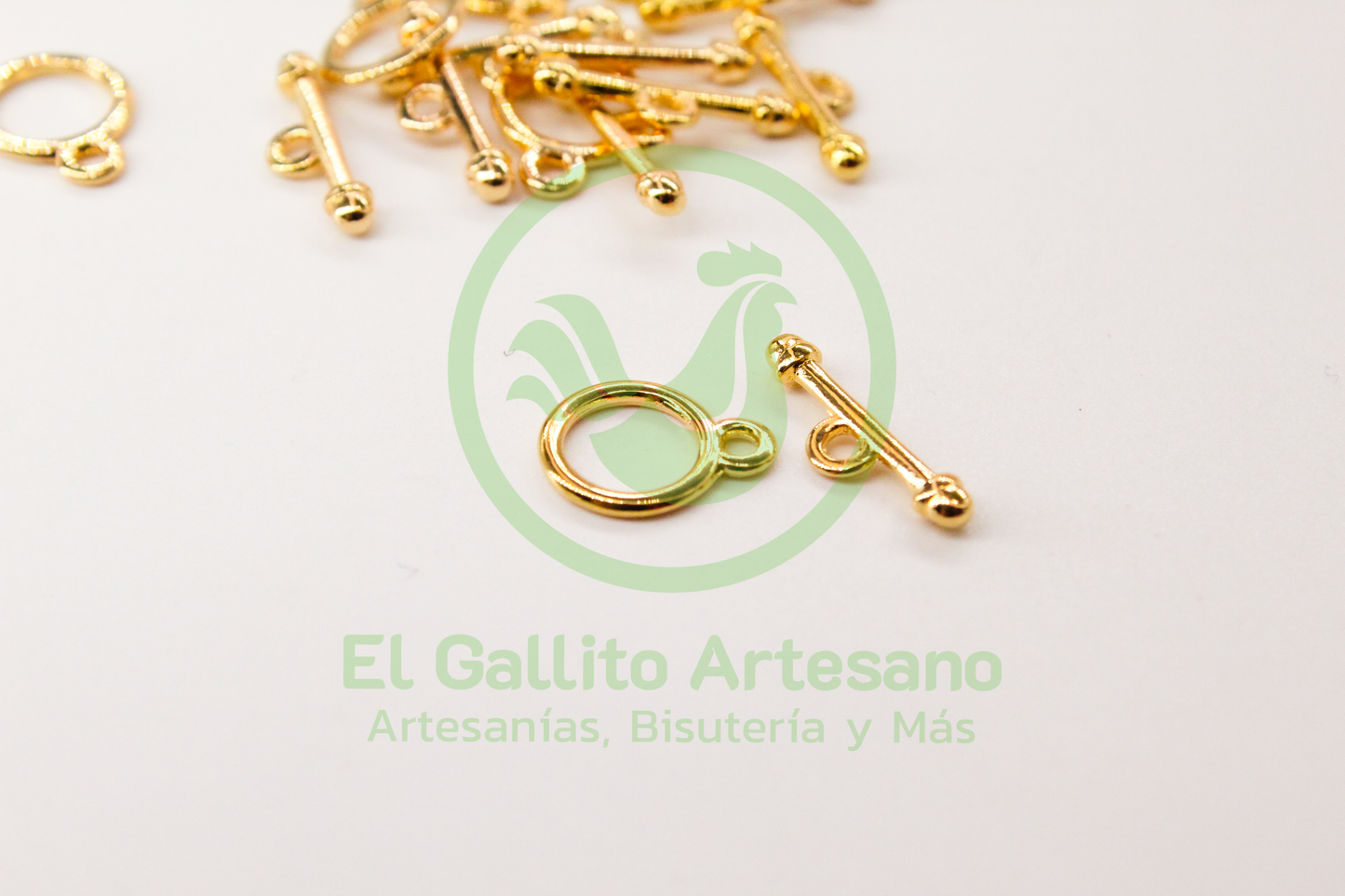 #121 Chapa de Oro - Broche Marinero Detalles En Extremos (ÚLTIMAS PIEZAS)
