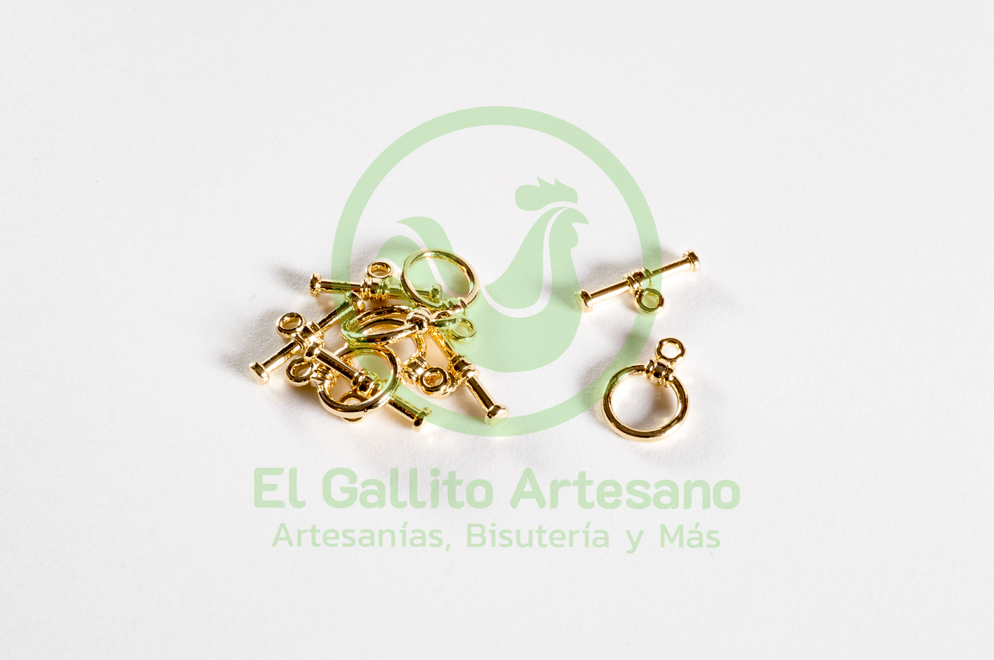 #122 Chapa de Oro - Broche Marinero con Nudo