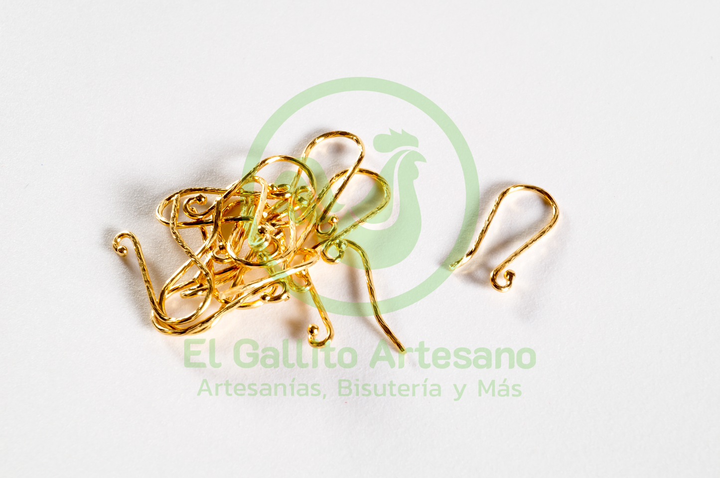 #146 Chapa de Oro - Componente Arete Arillo