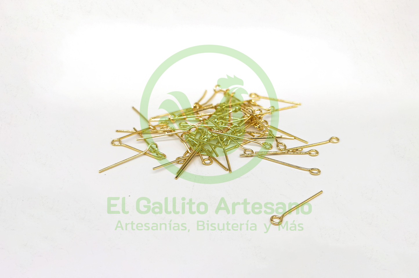#319 - #322 Chapa de Oro - Alfiler De Engarce
