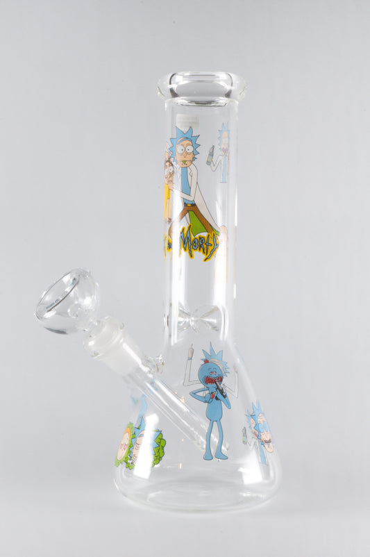 Bong CA93 Vidrio Figuras Fondo