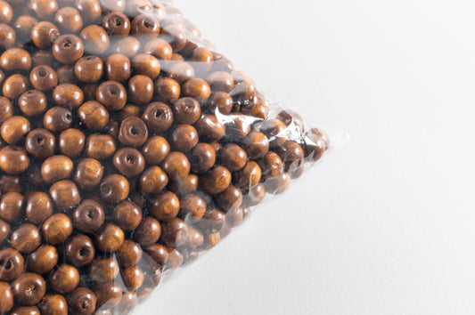 Bola Madera 8mm Café Claro