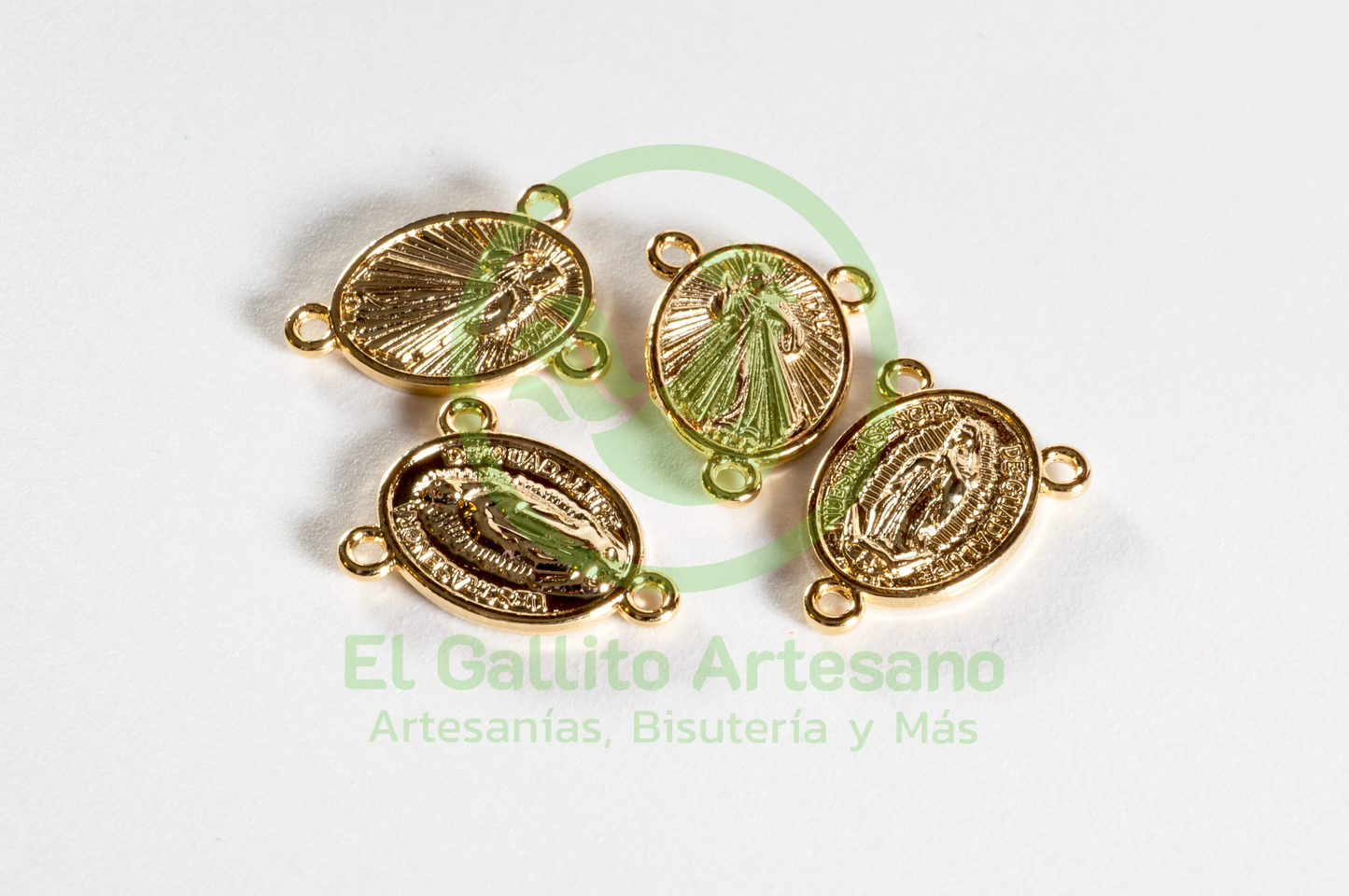#442 Chapa de Oro - Crucero Virgen c/Cristo (PIEZA)